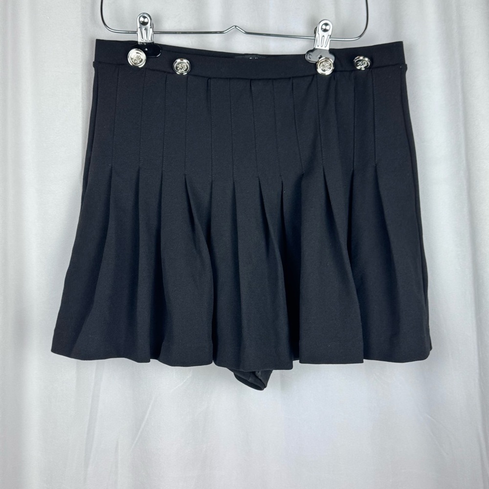 Fashion Nova Black A-Line Skirt
